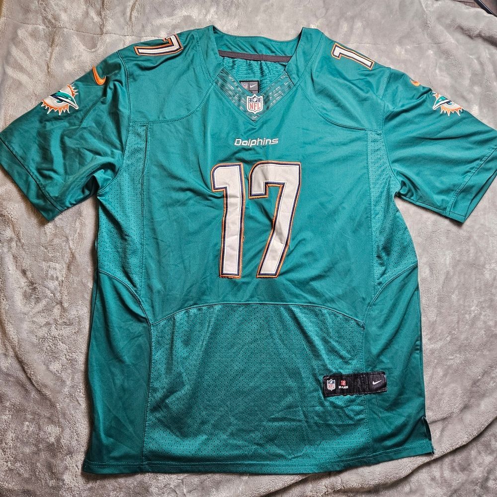 Nike NFL Miami Dolphins #17 On-Field Jersey – Men’s 48